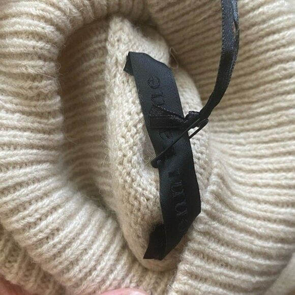 Jenni Kayne Atlas Turtleneck Sweater Wool Camel Hair - Picture 6 of 9